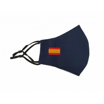 Mascarilla Azul Bandera de España