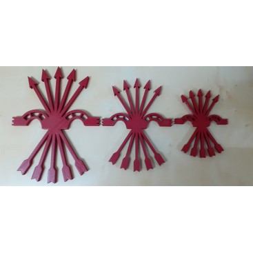 YUGO Y FLECHAS 3D mediano