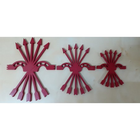 YUGO Y FLECHAS 3D mediano
