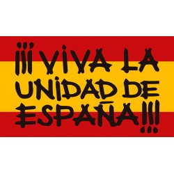 Pegatina Viva la unidad de España