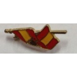 Pin Ojal Bandera Ondeante con Águila de San Juan