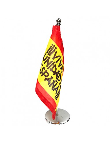 Banderín de mesa viva la unidad de España