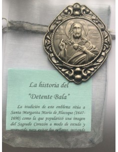PLACA PUERTA DETENTE BALA PLATEADA 2