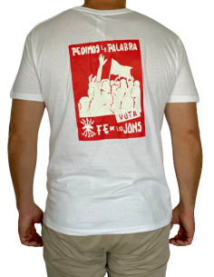 CAMISETA BLANCA PEDIMOS LA PALABRA