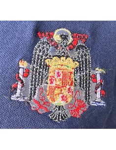 POLO AZUL ESCUDO AGUILA DE SAN JUAN 2