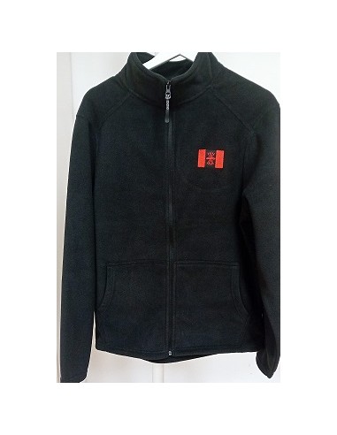 FORRO POLAR NEGRO BORDADO BANDERA FALANGE