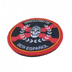 Parche orgulloso de ser español calavera 2