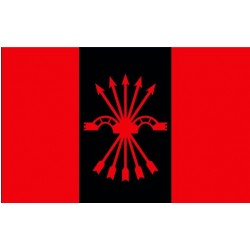 Pegatina bandera Falange
