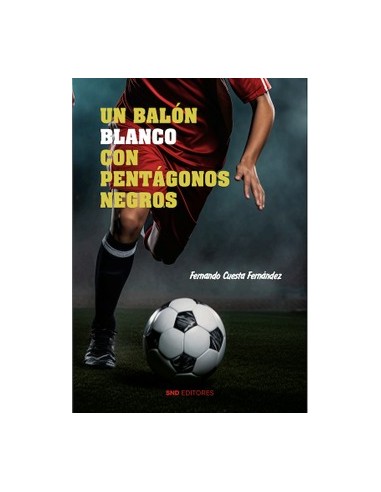 UN BALÓN BLANCO CON PÉNTAGONOS NEGROS
