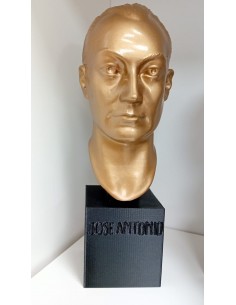 BUSTO JOSÉ ANTONIO 3D GRANDE DORADO