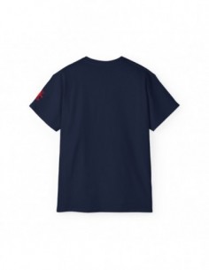 Camiseta Azul Logo Falange en Manga 2