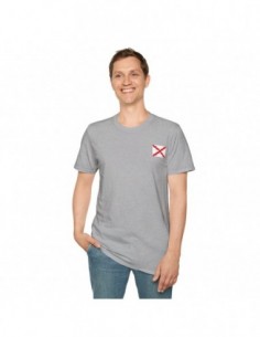 Camiseta Bandera Aspa de Borgoña