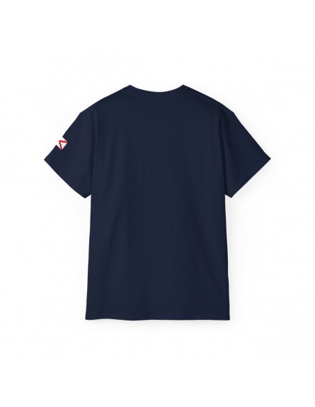 Camiseta Aspa de Borgoña en Manga