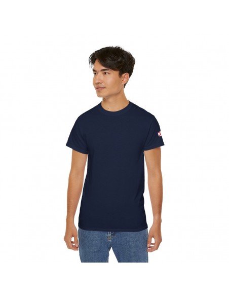 Camiseta Aspa de Borgoña en Manga