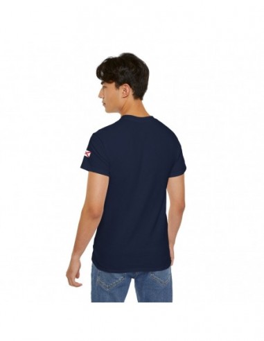 Camiseta Aspa de Borgoña en Manga