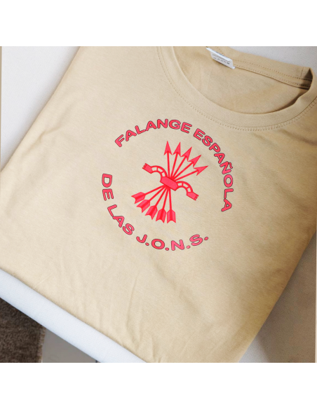 CAMISETA FALANGE ESPAÑOLA DE LAS JONS YUGO Y FLECHAS PECHO