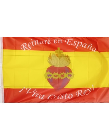 BANDERA ESPAÑA ¡VIVA CRISTO REY!