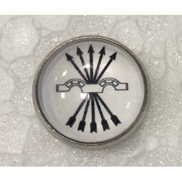 PIN Yugo y Flechas redondo
