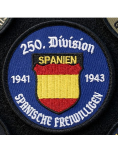 PARCHE VELCRO DIVISION 250 SPANISCHE BLANCO