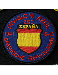 PARCHE VELCRO DIVISION 250 SPANISCHE ROJO
