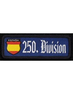 PARCHE VELCRO DIVISION 250 RECTANGULAR