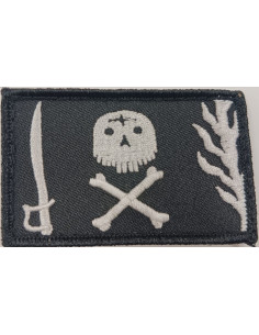 PARCHE VELCRO CALAVERA CARLISTA