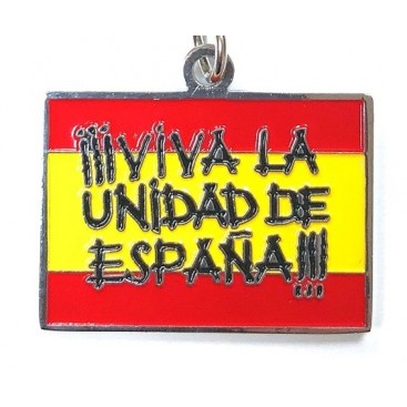 Llavero Metálico Viva la Unidad de España