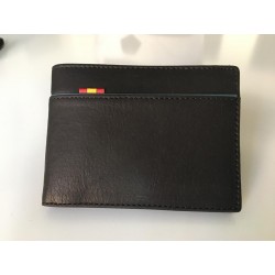 Cartera de piel horizontal